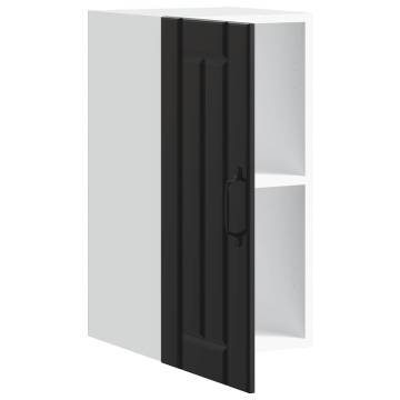 Lucca Black Kitchen Wall Cabinet - Stylish Storage Solution