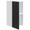 Lucca Black Kitchen Wall Cabinet - Stylish Storage Solution