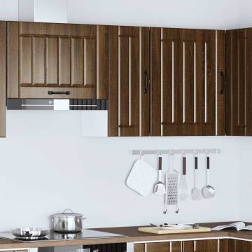 Lucca Brown Oak Kitchen Wall Cabinet - Stylish Storage Solution