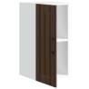 Lucca Brown Oak Kitchen Wall Cabinet - Stylish Storage Solution