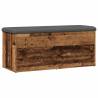 Storage Bench Old Wood - Stylish & Functional | Hipomarket