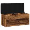 Storage Bench Old Wood - Stylish & Functional | Hipomarket