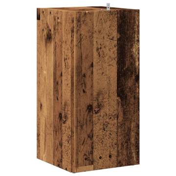 Corner Cabinet Old Wood - Space-Saving Design | Hipo Market