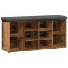 Shoe Bench Old Wood 102x32x50 cm - Stylish Storage Solution