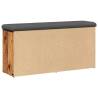 Shoe Bench Old Wood 102x32x50 cm - Stylish Storage Solution