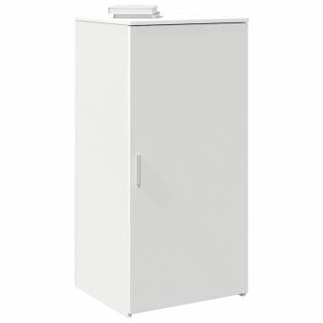 Storage Cabinet White 50x45x103.5 cm - Durable Engineered Wood