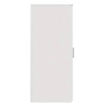 Storage Cabinet White 50x45x103.5 cm - Durable Engineered Wood