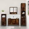 Stylish 3 Piece Bathroom Furniture Set - Smoked Oak Finish