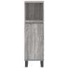 3 Piece Bathroom Cabinet Set - Grey Sonoma Engineered Wood