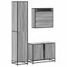 4 Piece Bathroom Furniture Set - Grey Sonoma Style