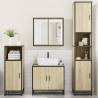 4 Piece Bathroom Furniture Set - Sonoma Oak Stylish Design