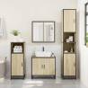 4 Piece Bathroom Furniture Set - Sonoma Oak Stylish Design