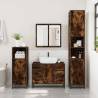 4 Piece Smoked Oak Bathroom Furniture Set | Stylish & Durable