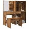  Dressing Table Set with LED Old Wood Engineered Wood Colour old wood Quantity in Package 1 Number of 