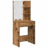 Dressing Table Set with LED | Stylish Old Wood Design | HipoMarket