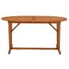 Garden Table 200x100 cm - Solid Eucalyptus for Alfresco Dining