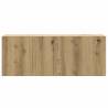 2 Piece Wall-Mounted TV Cabinet Set - Artisan Oak Finish