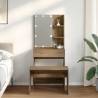 Stylish LED Dressing Table Set in Artisan Oak | HipoMarket