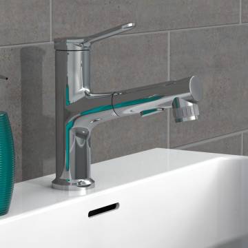 EISL VARIABILE Basin Mixer with Pull-out Spray - Chrome