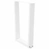 V-Shape Dining Table Legs - Durable White Steel 60x(72-73.3) cm