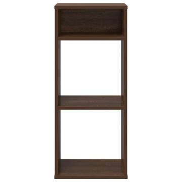 Stylish Brown Oak Book Cabinet - 34x31x80 cm | HipoMarket