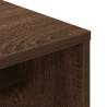 Stylish Brown Oak Book Cabinet - 34x31x80 cm | HipoMarket