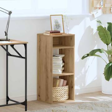 Book Cabinet Artisan Oak | Stylish 34x31x80 cm Storage Solution