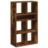 Stylish Smoked Oak Book Cabinet - 66x31x112 cm | Hipomarket