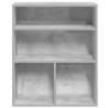 Book Cabinet Concrete Grey - Stylish 60x30x71.5 cm Storage