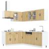 11 Piece Kitchen Cabinet Set - Lucca Sonoma Oak Wood