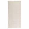 ZIZUR Cream Rug 100x200 cm - Indoor & Outdoor Durable Decor