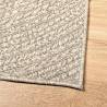 Rug ZIZUR Cream 120x120 cm - Stylish Jute Look Indoor/Outdoor