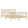 Solid Wood Bed Frame 160x200 cm - Timeless Design