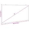 84 Inch Wall-Hanging Projection Screen 16:9 - Hipomarket