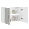  Kitchen Wall Cabinet Kalmar White Engineered Wood Colour white Quantity in Package 1 Model wall cabinet 80 cm Number of 