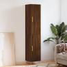 Highboard Brown Oak 34.5x34x180 cm Engineered Wood Colour brown oak Quantity in Package 1 Model 1 door 