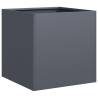 Stylish Anthracite Planter - 40x40x40 cm Cold-rolled Steel