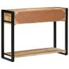 Rustic Mango Wood Console Table - 100x35x75 cm