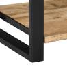 Rustic Mango Wood Console Table - 100x35x75 cm