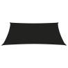 Sunshade Sail Oxford Fabric Trapezium 3/5x4 m Black