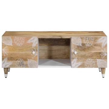 Solid Mango Wood Coffee Table - 100x54x40 cm | HipoMarket