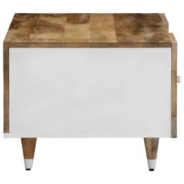 Solid Mango Wood Coffee Table - 100x54x40 cm | HipoMarket