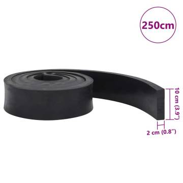 Rubber Edge for Snow Plow - 250x10x2 cm | HipoMarket