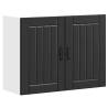  Kitchen Wall Cabinet Lucca Black Engineered Wood Colour black Quantity in Package 1 Model 1x wall cabinet (2 doors) 80 cm Number of 