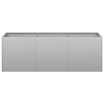 Planter 120x40x40 cm Galvanised Steel - Durable & Stylish