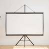 Projection Screen 50 Inch with Tripod - Portable & Durable