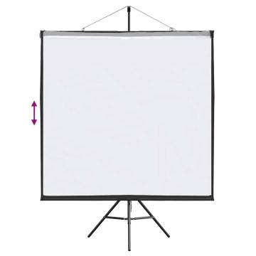 67 Inch Portable Tripod Projection Screen - Perfect for Any Venue