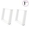  Coffee Table Legs U-Shaped 2 pcs White 70x(42-43) cm Steel Colour white Size 70 x (42-43) cm Quantity in Package 1 Number of 