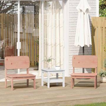 Garden Chairs Set - 2 pcs Solid Wood Douglas | HipoMarket