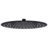  Rain Shower Head Stainless Steel 30 cm Round Black Colour black Size ? 30 cm Quantity in Package 1 Shape round 